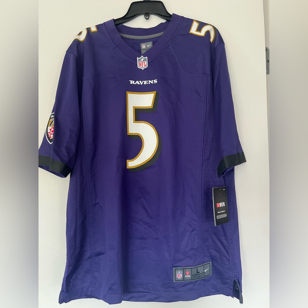 NWT Nike Baltimore Ravens Marquise "Hollywood" Brown Jersey #5